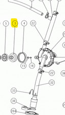 PULEGGIA POMPA NUOVA CON GIRANTE PER ATOMIZZATORE CIFARELLI