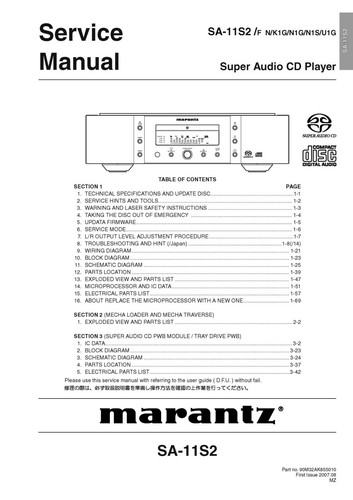 Manuale servizio - manuale,