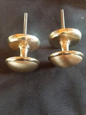 Coppia Pomoli Per Portoncino Colore Oro