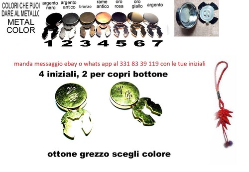 Coppia copribottoni camicia - 1,