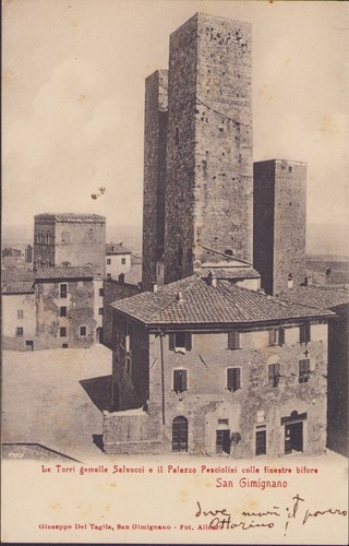 Gimignano le torri - (siena),