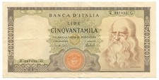 50000 LIRE BANK OF ITALY