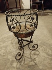 porta vaso ferro battuto