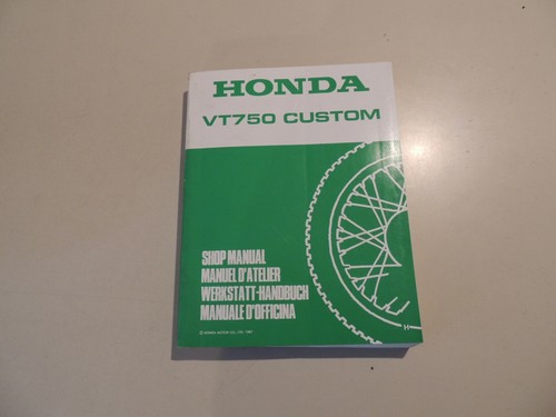 Manuale officina honda 750 - officina, vt