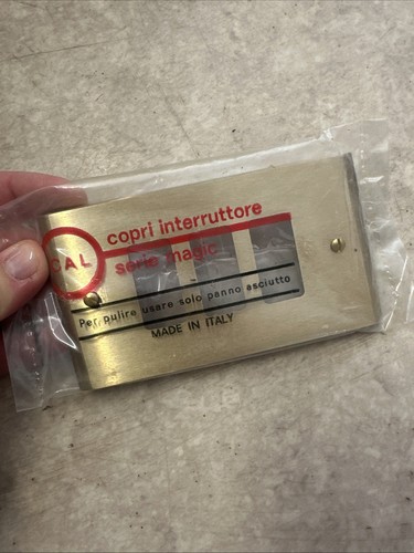Placca posti cal ottone - cal,