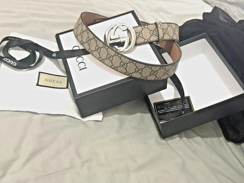 Cintura gucci supreme - gucci, tela