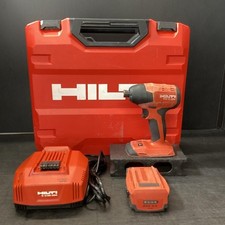 HILTI SID 4-A22 Avvitatore a percussione Strumento Rosso con Custodia Caricabatterie Corpo Testato Funziona