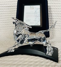 Guanti Swarovski edizione limitata Bull Stier 2004 10” come nuovi in custodia COA stand