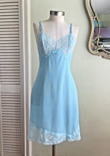 Vintage 1950s vassarette blue - vintage,