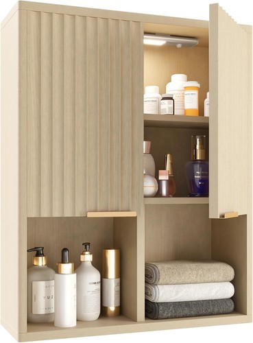 Mobile bagno muro scanalato - mobile,