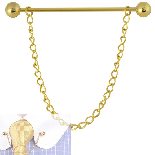 Spilla collare cravatta oro