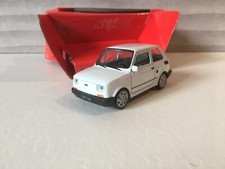 FIAT 126 FSM 1/35 WELLY automodello modellino METALLO Polski Fiat 126p Maluch