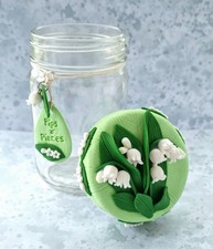 Barattolo portaoggetti vetro