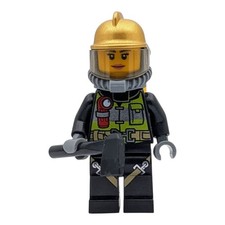 LEGO minifigure pompiere casco