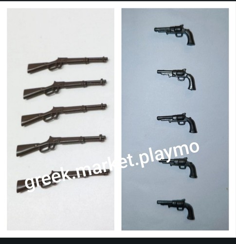 Playmobil western fucili - 5, x