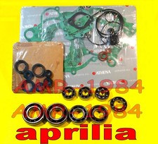 KIT CUSCINETTI MOTORE + GUARNIZ + PARAOLIO APRILIA RS / RX 125 Motore ROTAX 122 