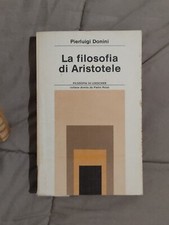 LA FILOSOFIA DI ARISTOTELE - PIERLUIGI DONINI - LOESCHER