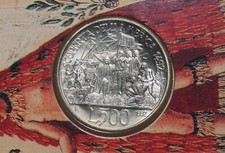 Italia 500 Lire 1992 Scoperta dell’America 4’ Emissione. Argento FDC
