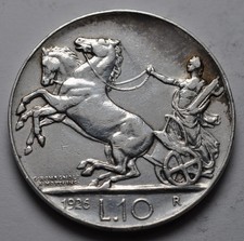 10  lire  1926   Argento   Re