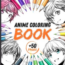 Libro da Colorare Anime: Un