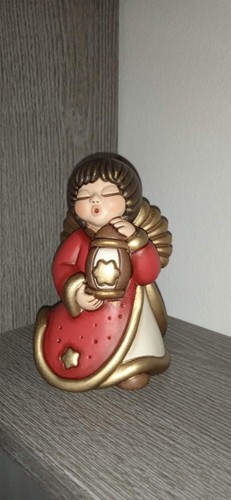 Angelo del natale con lanterna - del,