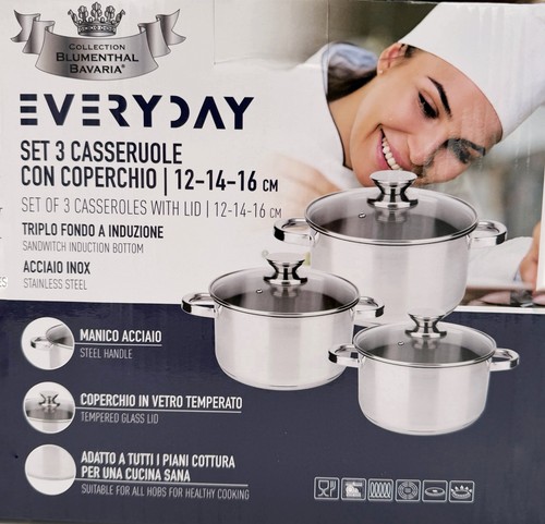 Bavaria set casseruole - bavaria, 3