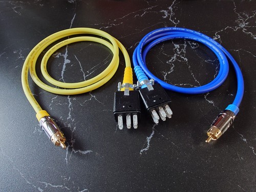 Coppia cavi spina phono - cavi, a