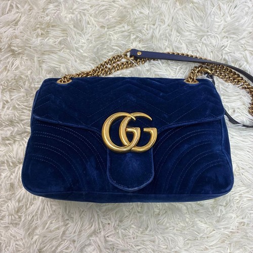 Borsa tracolla gucci blu - gucci,