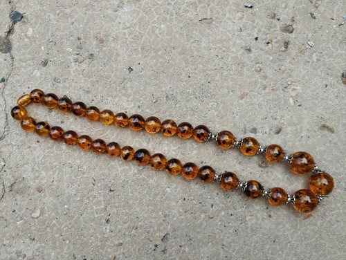 Antica collana ambra - collana,