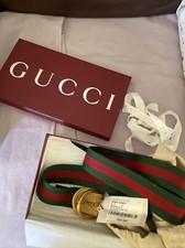 Gucci Cintura Web Script Nuova