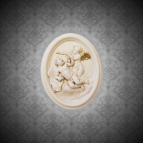 Quadro gesso bassorilievo - quadro,
