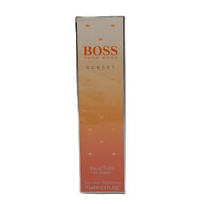 Hugo Boss Orange Sunset Eau de Toilette da donna spray 75 ml 2,5 FL oz nuovo e confezione originale