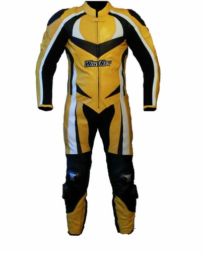 Tuta moto colore giallo - da,