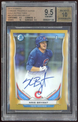 2014 bowman chrome - 2014, gold