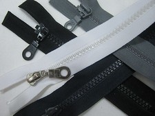 CERNIERA CHIUSURA LAMPO DIVISIBILE CARRARMATO CATENA 5 VARIE MISURE E COLORI