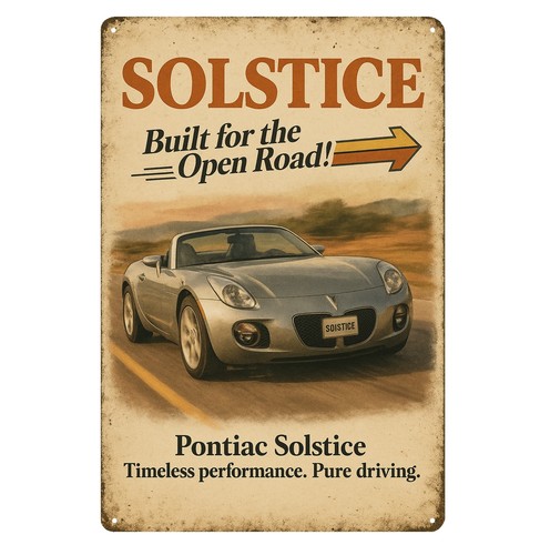 Poster metallo per auto - poster,