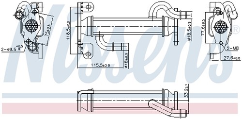 Nissens radiatore ricircolo - nissens,