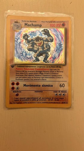 Carta pokemon machamp - carta, set