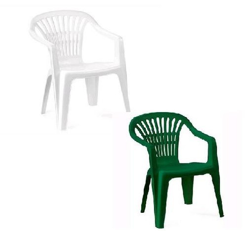 Sedia con braccioli resina - con,