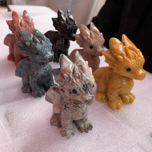5pz dragotto intagliato quarzo - dragotto,