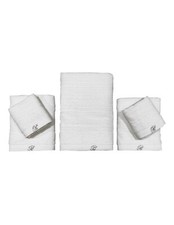 ASCIUGAMANI COMPLETO DA BAGNO 5 PEZZI IN SPUGNA - SAMIRA BLUMARINE PERLA