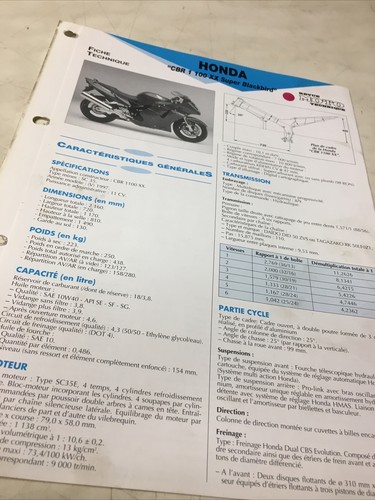 Honda cbr1100xx super - cbr1100xx,