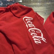 Felpa Joggers Sportiva Vintage anni 80 COCA COLA COKE Discus Taglia M