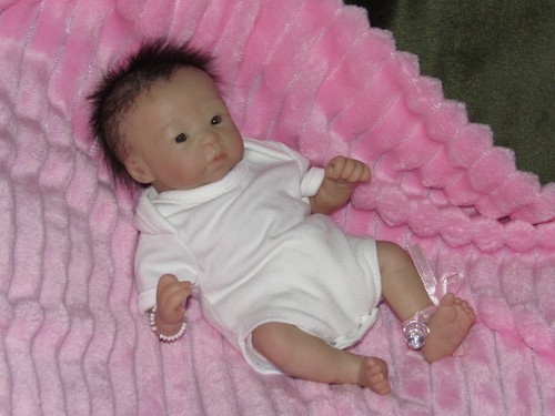Mini bambola reborn lilly lou - bambola,