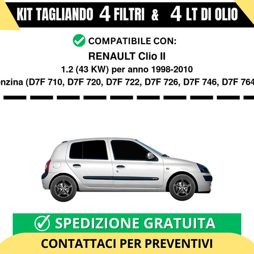 Tagliando per renault - per, clio