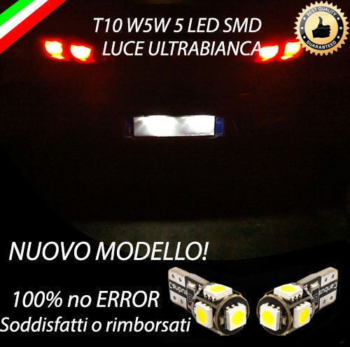 Coppia luci targa led - 5,