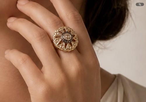 Bague diamants naturels - bague,