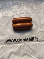 Coppia manopole plastica per bicicletta freni a bacchetta marrone diam 22