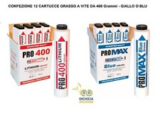 Cartuccia Grasso A VITE LUBE SHUTTLE Conf. 12 CARTUCCE DA 400 GR Ingrassatrice