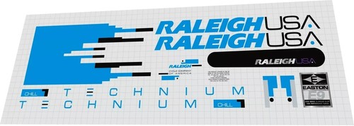 Set decalcomanie raleigh - set,